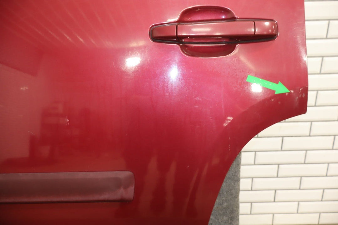 2007 - 2014 Chevrolet Tahoe Left Rear Door Sport Red ( 63U ) 22892597