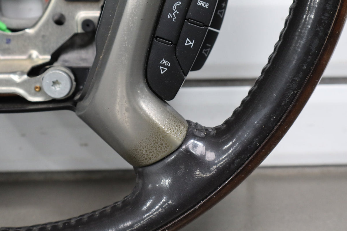 2007-2014 GMC Yukon Denali Heated Woodgrain Steering Wheel