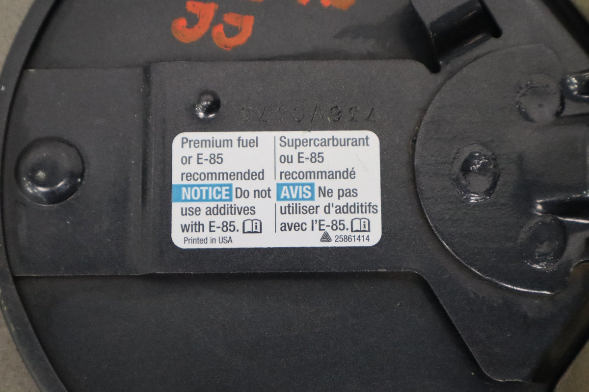 2007-2014 GMC Yukon Fuel Filler Door Carbon Black 58
