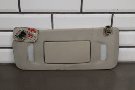 2007-2014 GMC Yukon Sun Visor Pair Illuminated Ebony 194