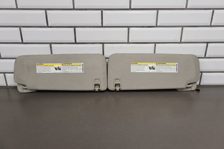 2007-2014 GMC Yukon Sun Visor Pair Illuminated Ebony 194