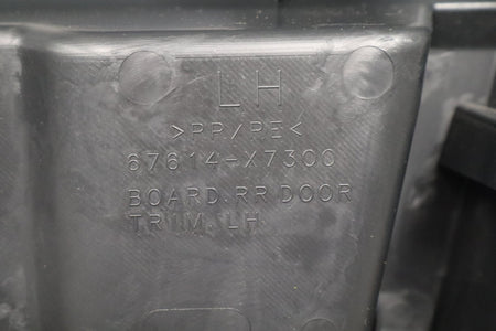 2007-2014 Toyota FJ Cruiser Left Rear Door Panel Dark Charcoal 11