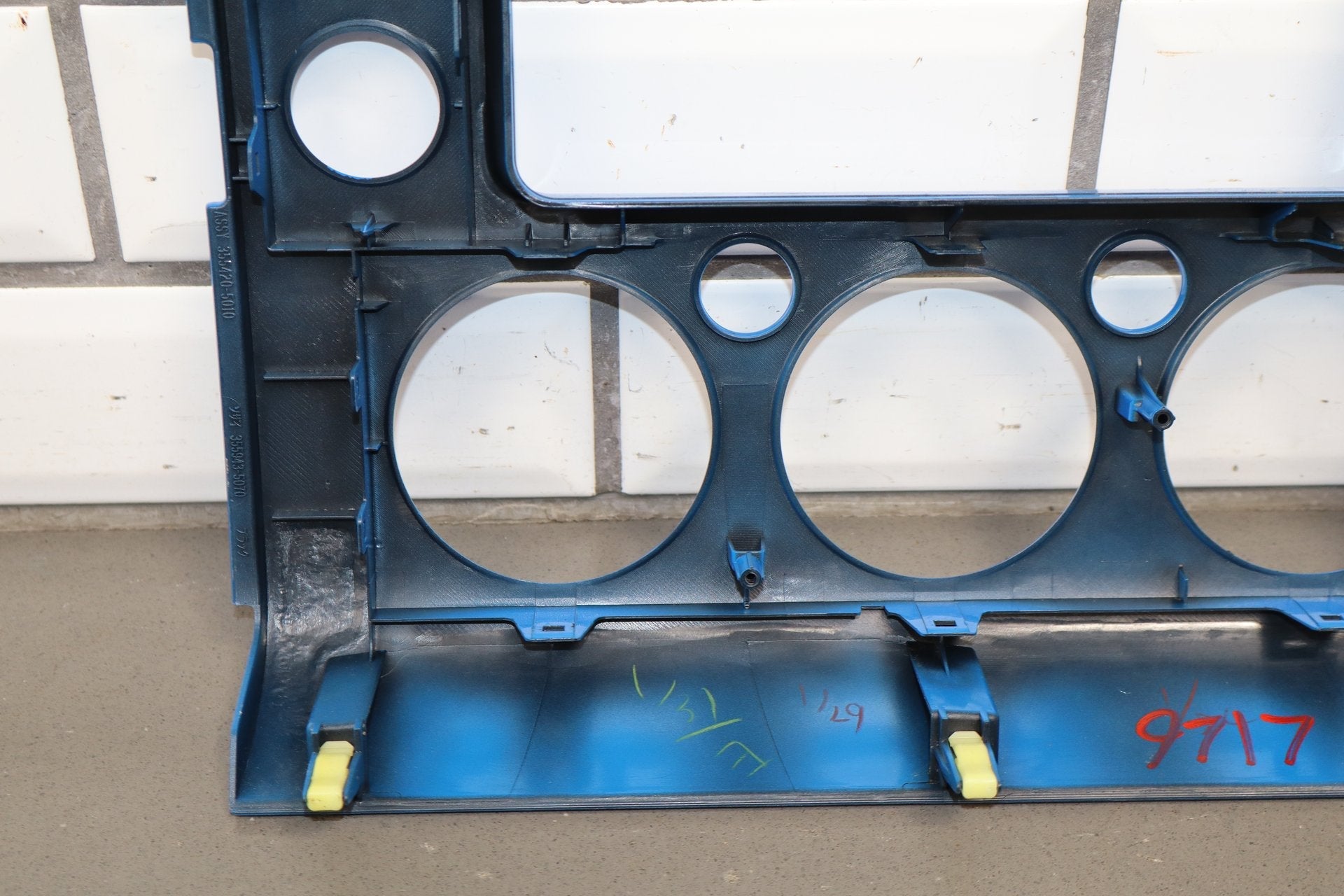 2007-2014 Toyota FJ Cruiser Radio Bezel Voodoo Blue OEM