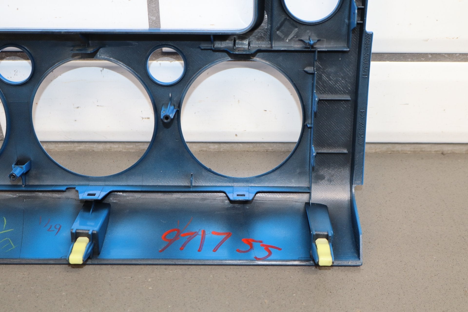 2007-2014 Toyota FJ Cruiser Radio Bezel Voodoo Blue OEM