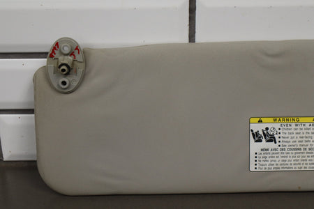2007-2014 Toyota FJ Cruiser Sun Visor Pair Left/Right Dark Charcoal 11