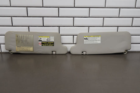 2007-2014 Toyota FJ Cruiser Sun Visor Pair Left/Right Dark Charcoal 11