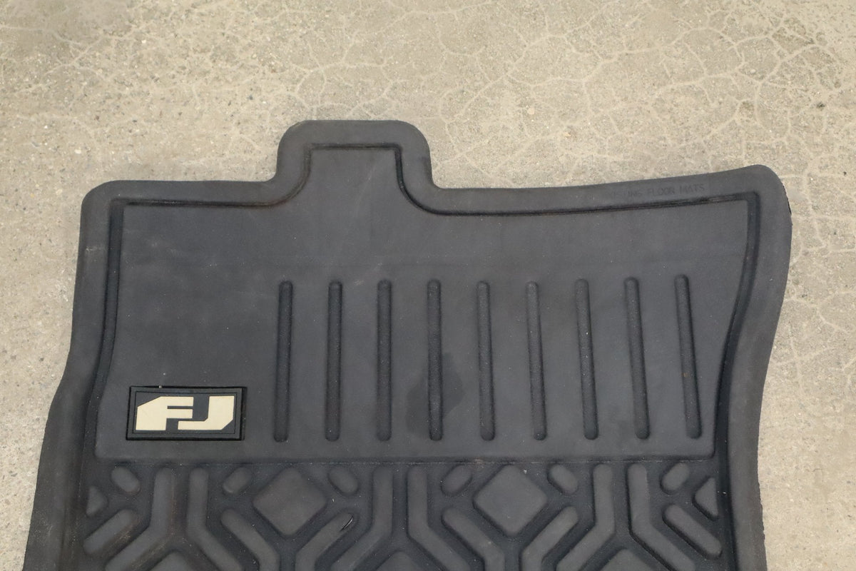 2007-2014 Toyota FJ Crusier OEM Rubber Floor Mats x4