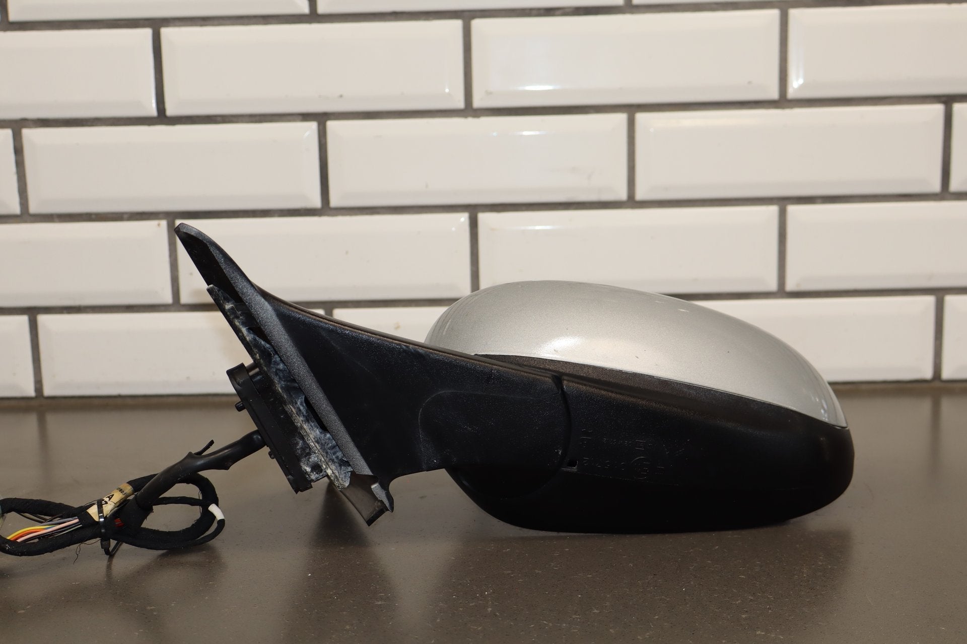 2007-2015 Jaguar XKR Left Door Mirror Liquid Silver MEE