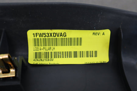 2008-14 Dodge Challenger A-Pillar Trim Pair Dark Slate Gray DV