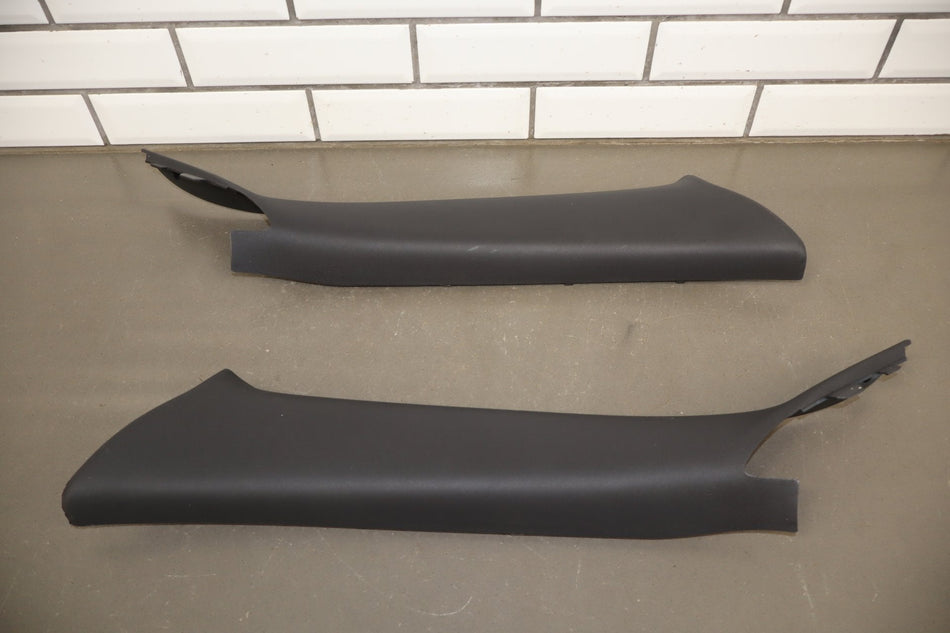 2008-14 Dodge Challenger A-Pillar Trim Pair Dark Slate Gray DV