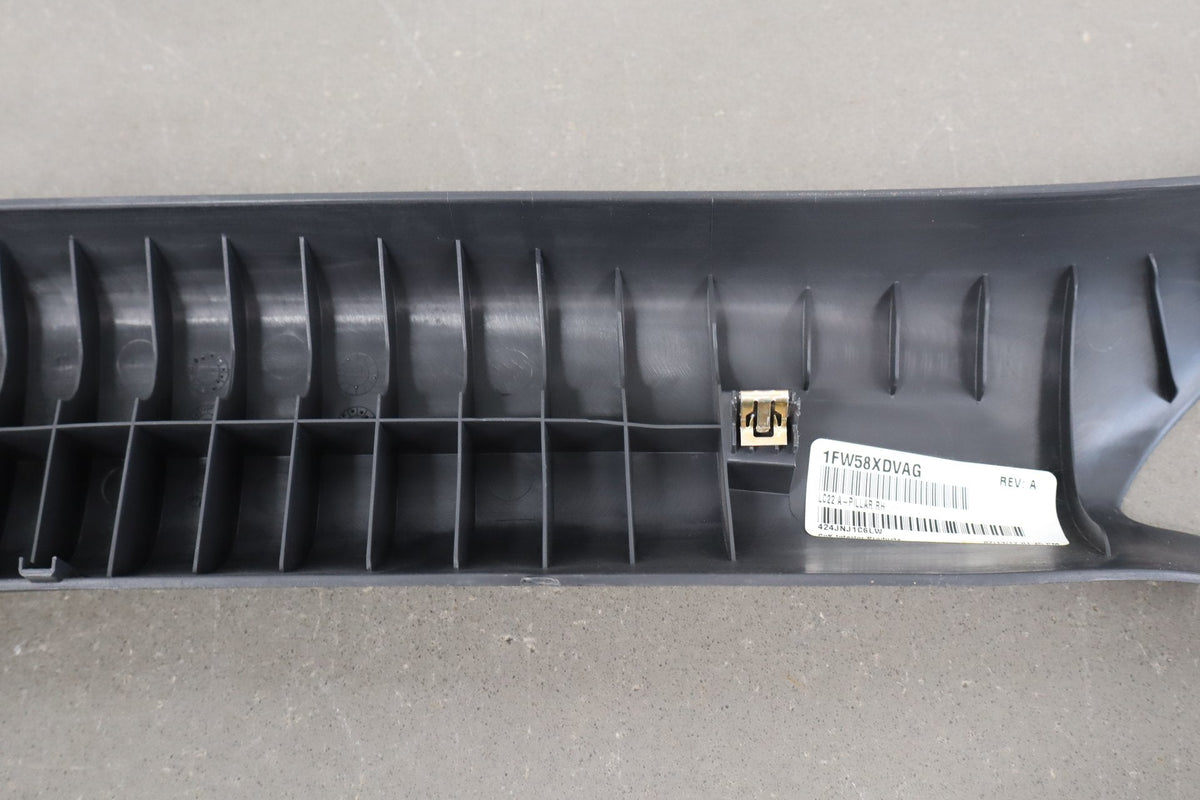 2008-14 Dodge Challenger A-Pillar Trim Pair Dark Slate Gray DV