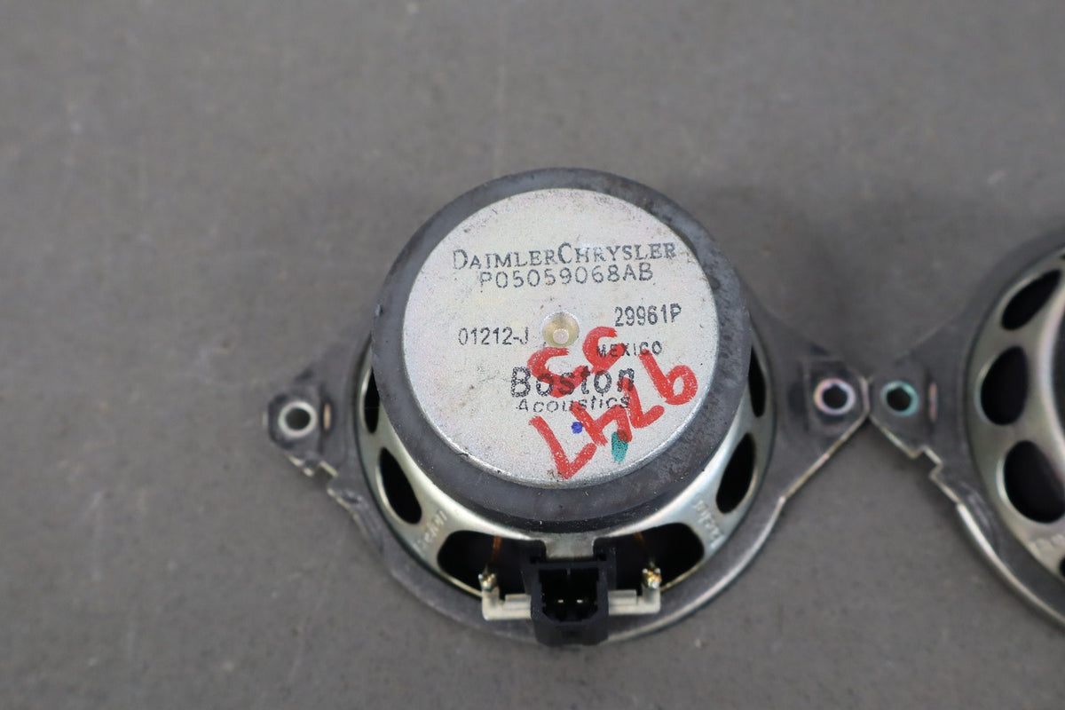 2008-14 Dodge Challenger Boston Acoustics Speaker Set 6pc OEM