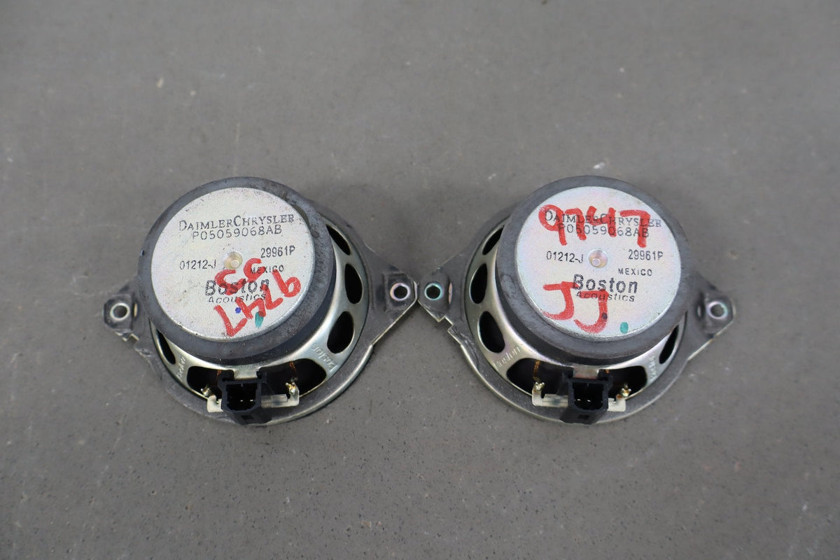 2008-14 Dodge Challenger Boston Acoustics Speaker Set 6pc OEM