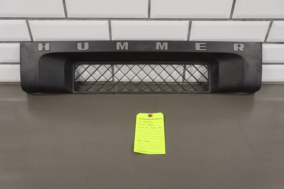 2008 - 2009 Hummer H2 OEM Lower Radiator Grille (Textured Black) *1 Missing Tab*
