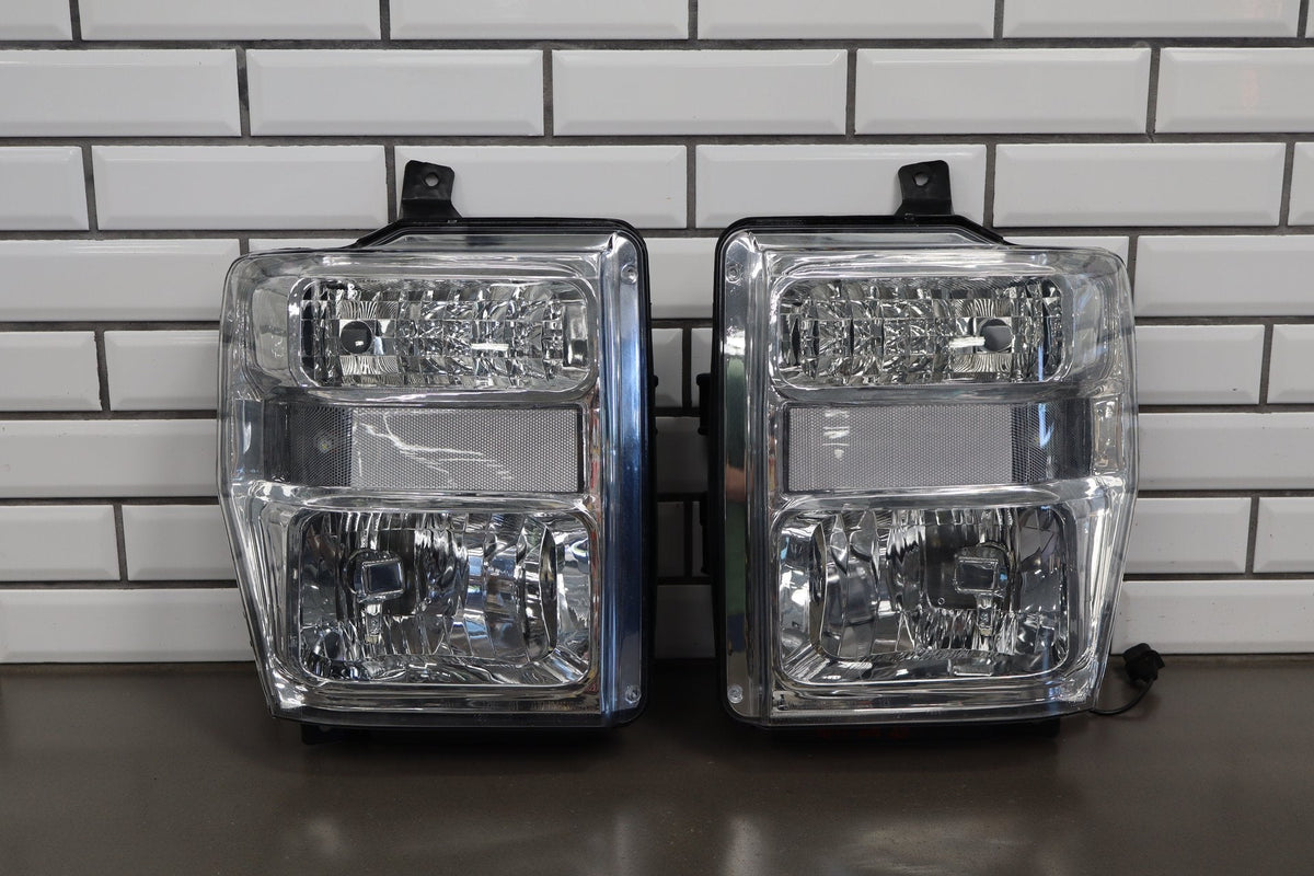 2008-2010 Ford F-250 Super Duty Headlamp Set Pair Left/Right Aftermarket
