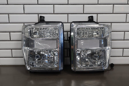 2008-2010 Ford F-250 Super Duty Headlamp Set Pair Left/Right Aftermarket