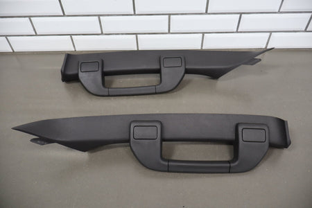2008-2010 Ford F-250 Super Duty Pair A Pillar Trim Black LS