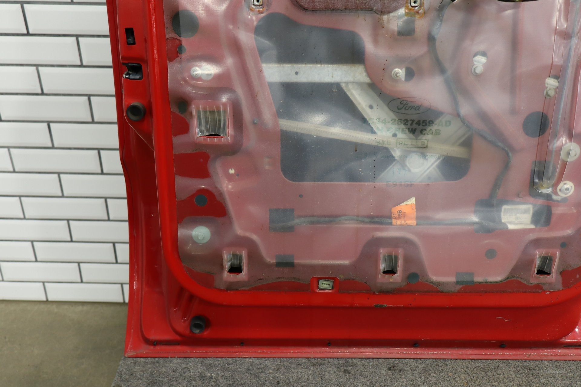 2008-2012 Ford F-250 Super Duty Left Rear Door Red ( F1 ) 9C3Z2624631C