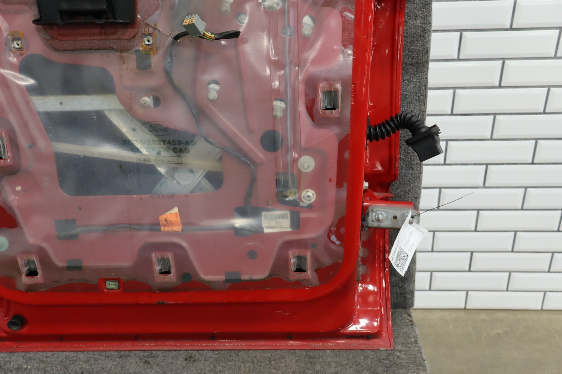 2008-2012 Ford F-250 Super Duty Left Rear Door Red ( F1 ) 9C3Z2624631C