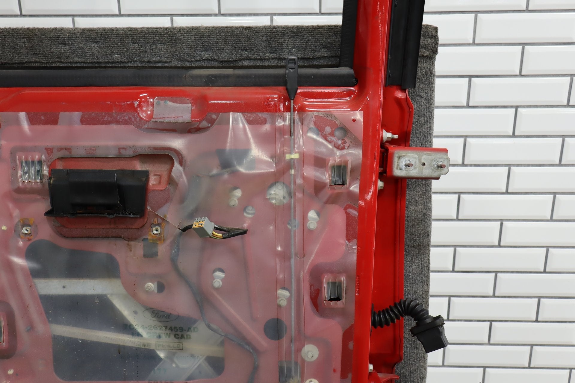 2008-2012 Ford F-250 Super Duty Left Rear Door Red ( F1 ) 9C3Z2624631C