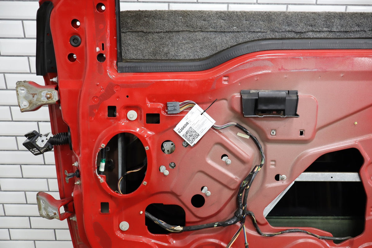 2008-2012 Ford F-250 Super Duty Right Front Door Red F1 9C3Z2520124A