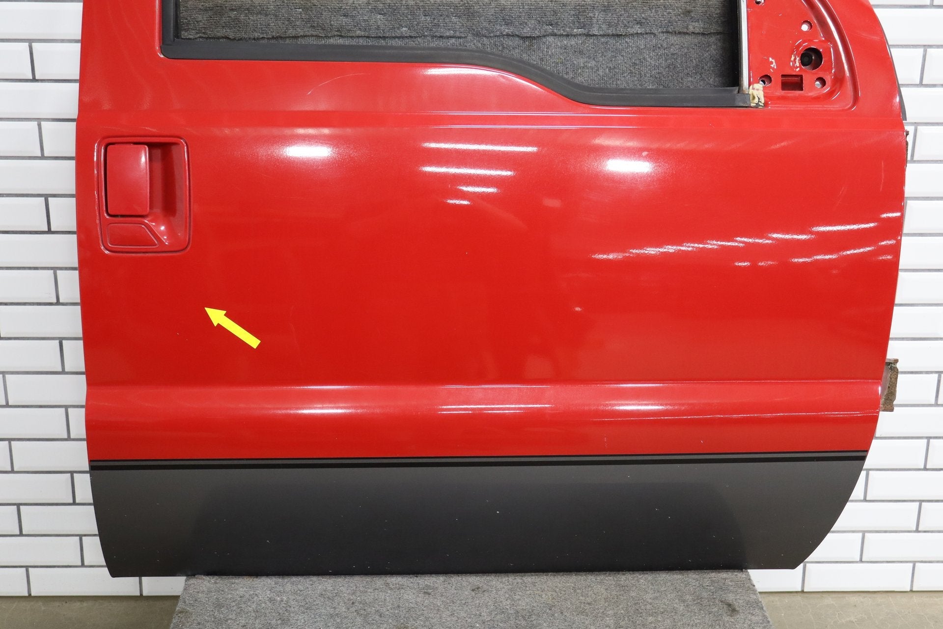 2008-2012 Ford F-250 Super Duty Right Front Door Red F1 9C3Z2520124A
