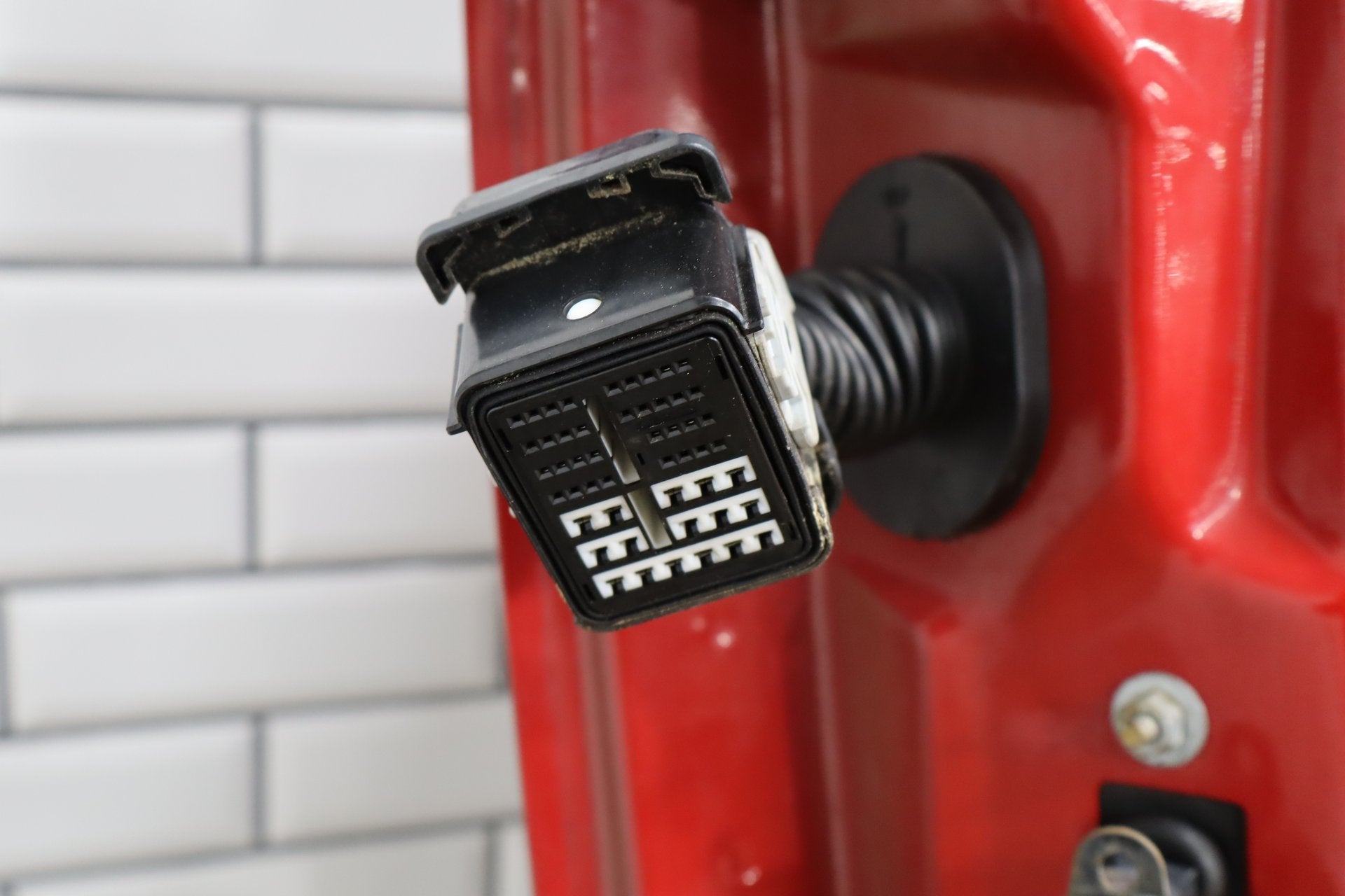 2008-2012 Ford F-250 Super Duty Right Front Door Red F1 9C3Z2520124A