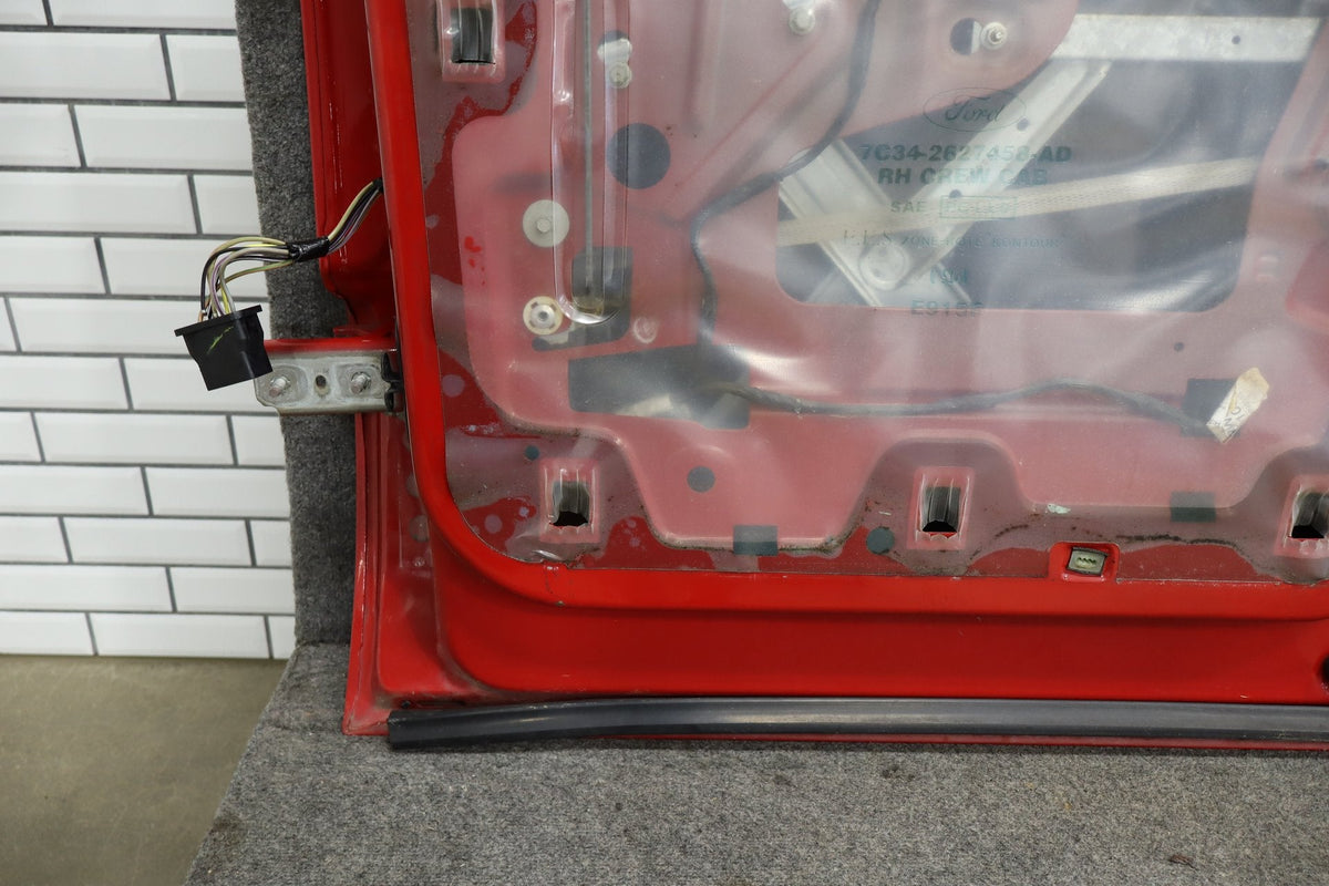 2008-2012 Ford F-250 Super Duty Right Rear Door Red ( F1 ) 9C3Z2624630C