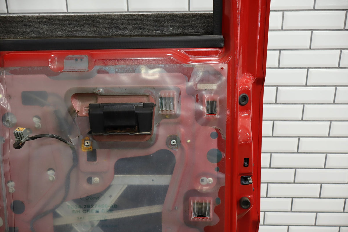 2008-2012 Ford F-250 Super Duty Right Rear Door Red ( F1 ) 9C3Z2624630C