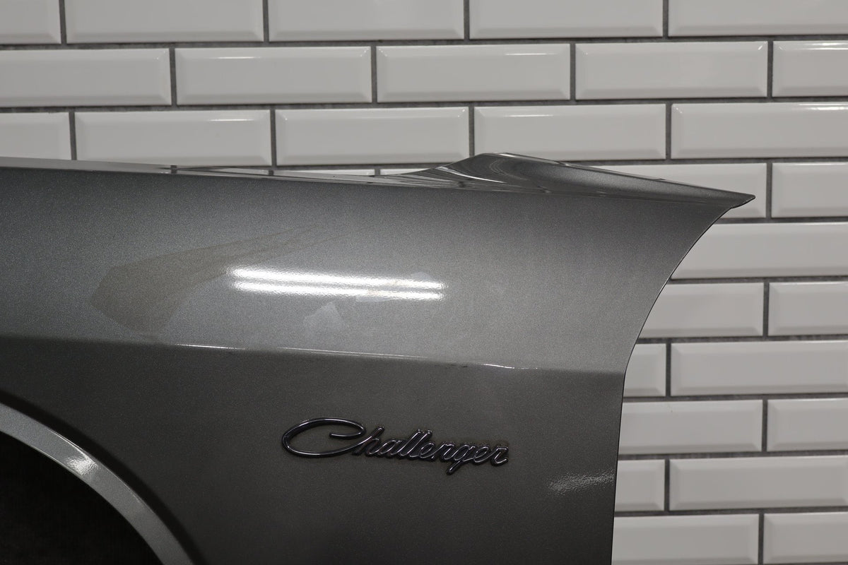 2008-23 Dodge Challenger R/T LH Fender 68275471AA Tungsten Metallic PDM