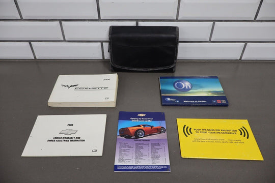 2008 Chevrolet Corvette Owners Manual W/Supplements and Pouch OEM