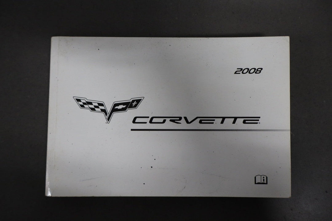 2008 Chevrolet Corvette Owners Manual W/Supplements and Pouch OEM