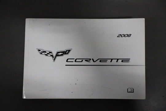2008 Chevrolet Corvette Owners Manual W/Supplements and Pouch OEM