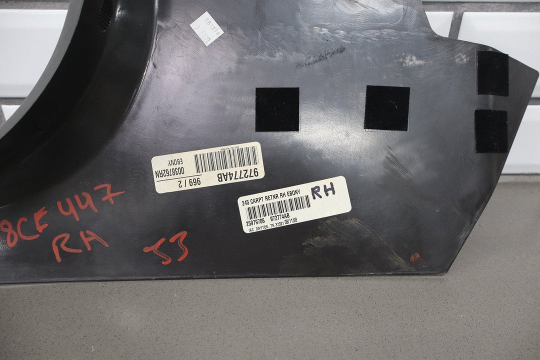 2008 Chevrolet Corvette Sill Plates Kick Panels OEM