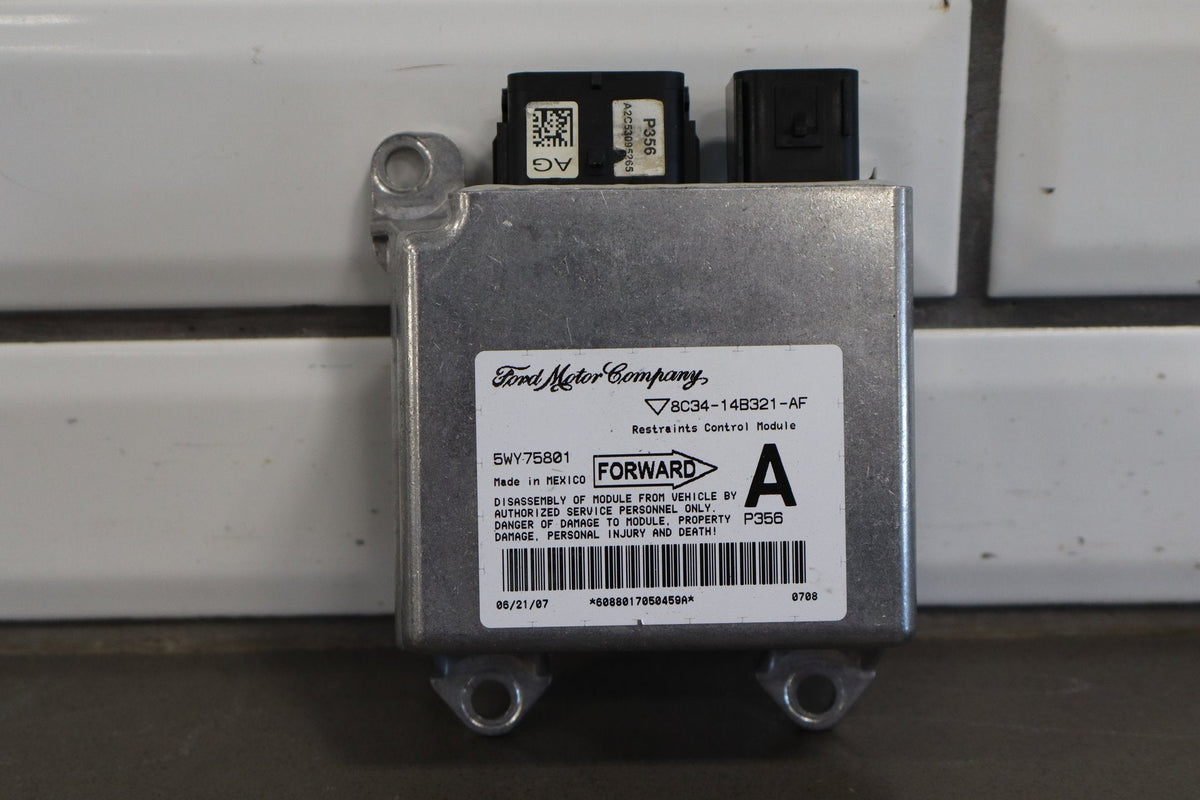 2008 Ford F-250 Super Duty Airbag SRS Module 8C34-14B321-AF