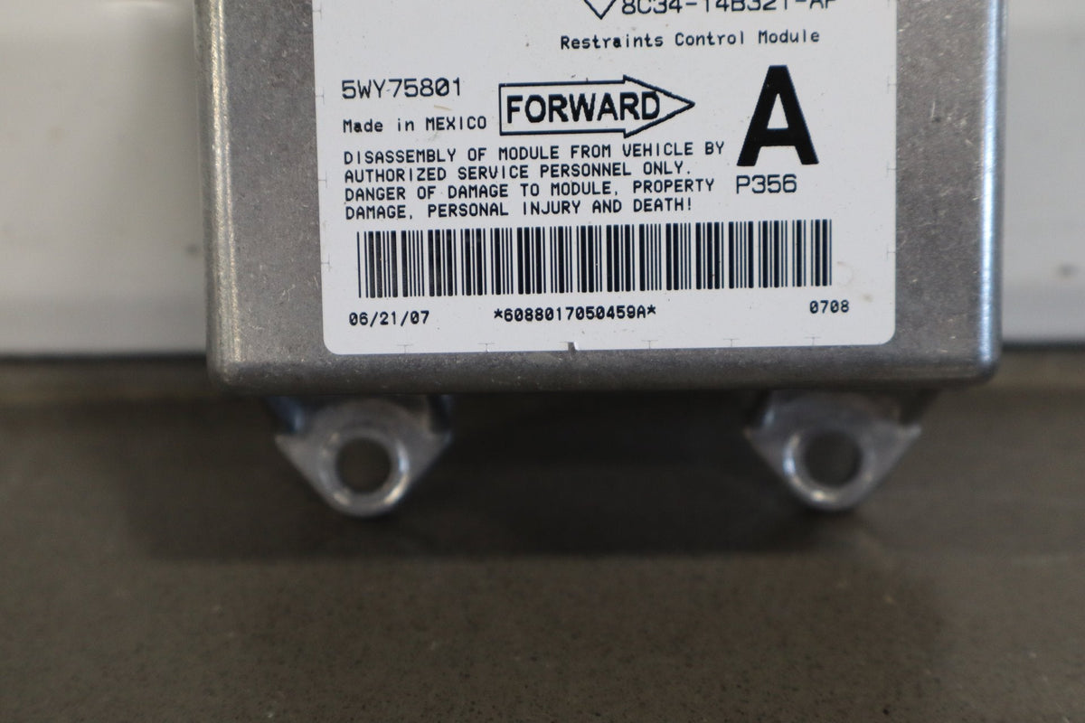 2008 Ford F-250 Super Duty Airbag SRS Module 8C34-14B321-AF