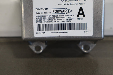 2008 Ford F-250 Super Duty Airbag SRS Module 8C34-14B321-AF