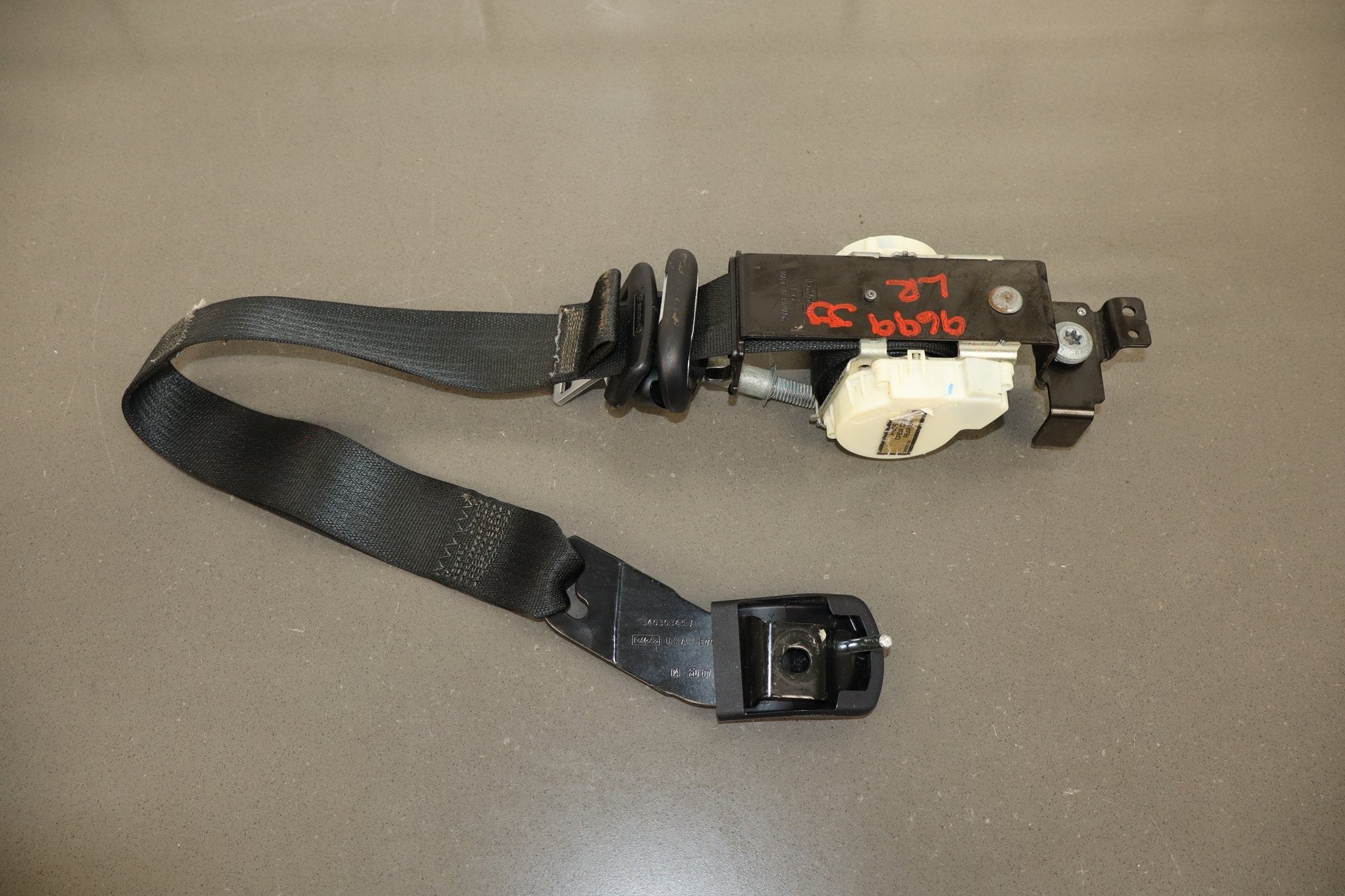 2008 Ford F-250 Super Duty Crew Cab FX4 Left Rear Seat Belt Black LS