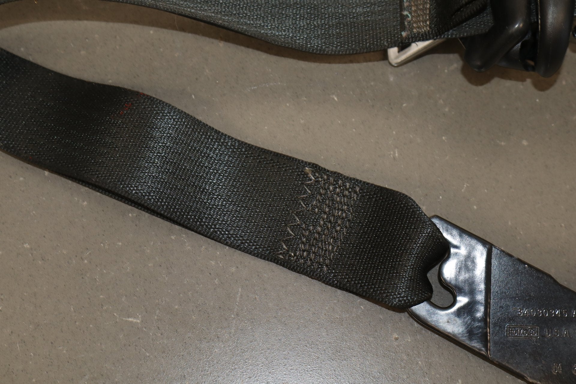 2008 Ford F-250 Super Duty Crew Cab FX4 Left Rear Seat Belt Black LS