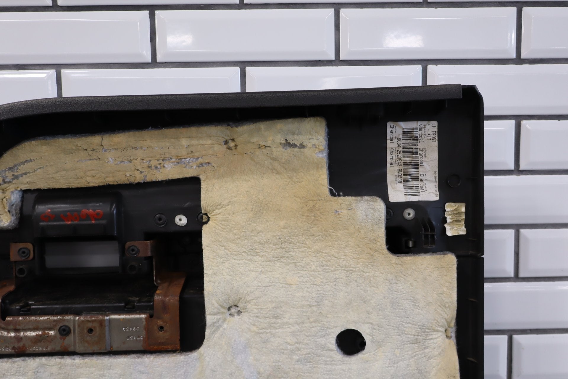 2008 Ford F-250 Super Duty FX4 Left Front Interior Trim Panel Black LS