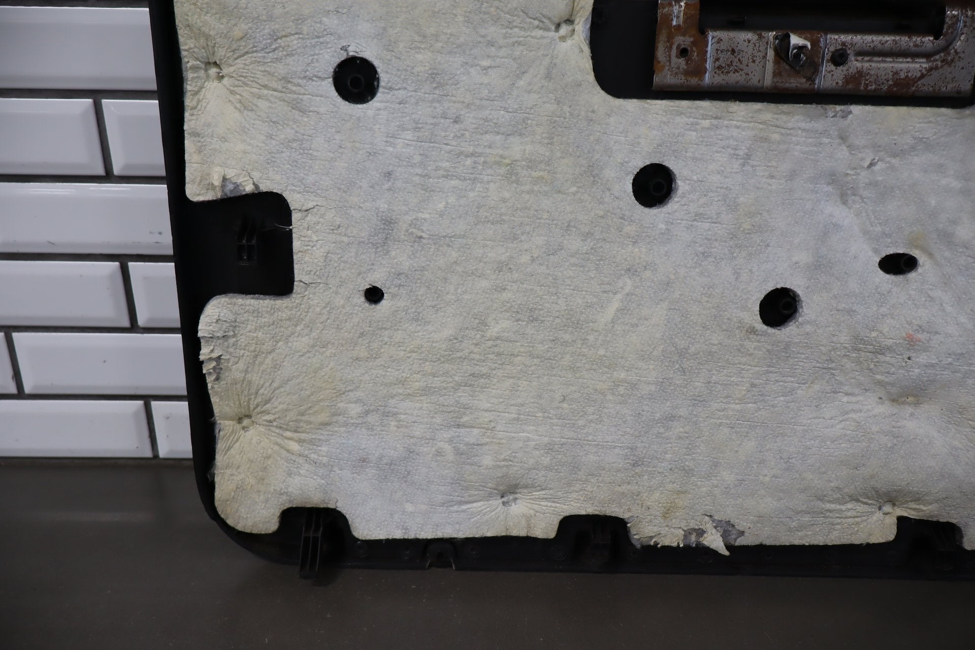 2008 Ford F-250 Super Duty FX4 Right Front Interior Trim Panel Black LS