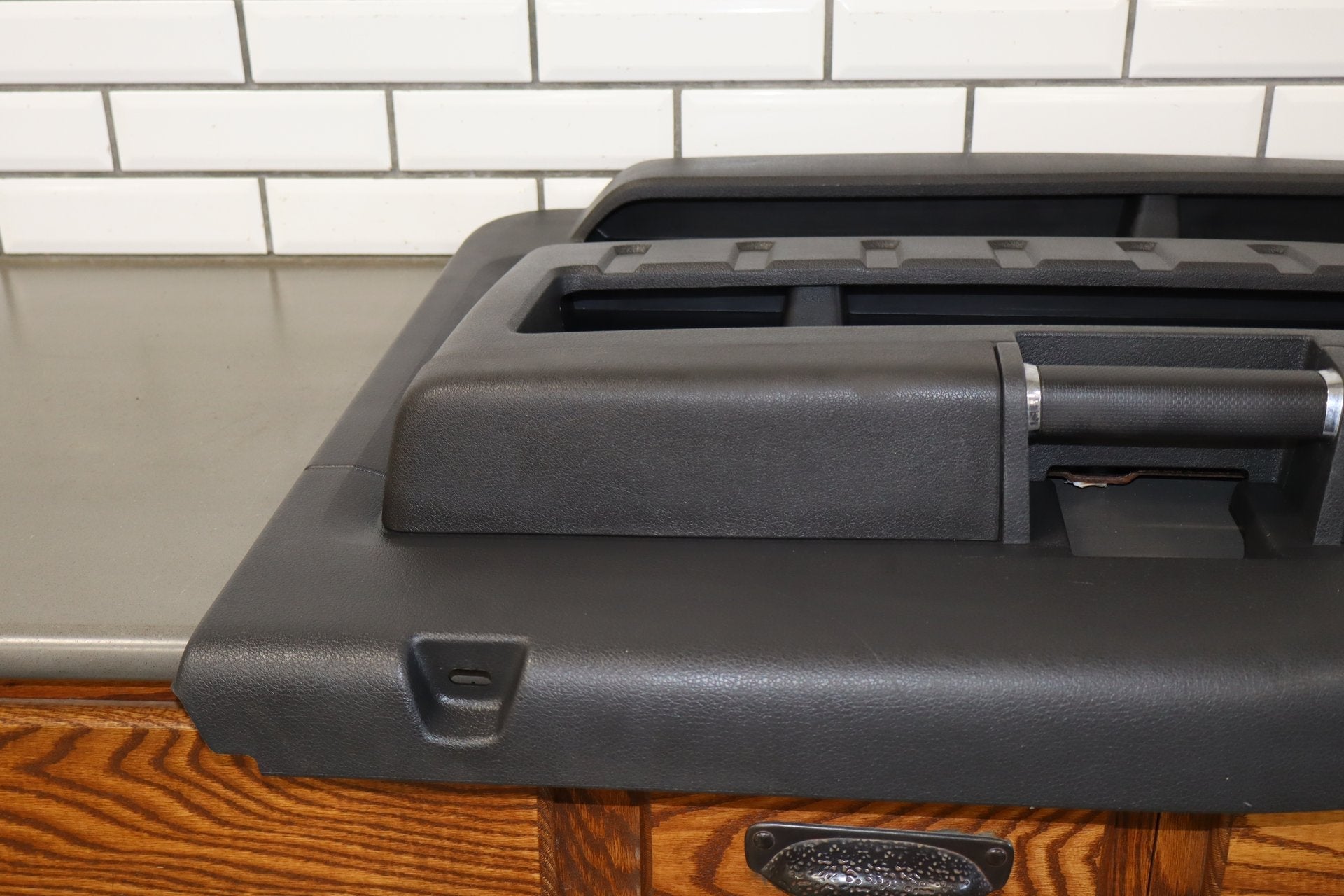 2008 Ford F-250 Super Duty FX4 Right Front Interior Trim Panel Black LS