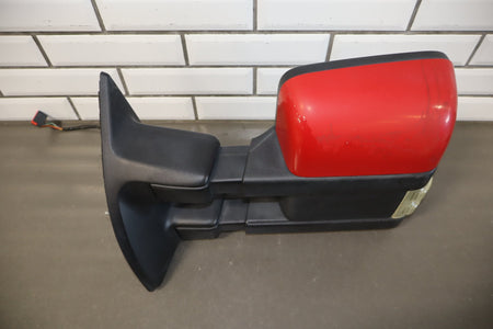 2008 Ford F-250 Super Duty Left Door Mirror Red F1 8C3Z17683DB
