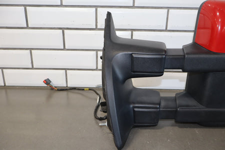 2008 Ford F-250 Super Duty Left Door Mirror Red F1 8C3Z17683DB