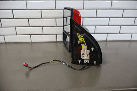2008 Ford F-250 Super Duty Left Door Mirror Red F1 8C3Z17683DB