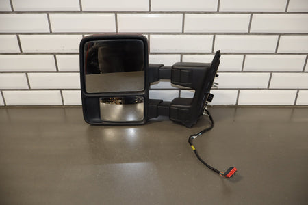 2008 Ford F-250 Super Duty Left Door Mirror Red F1 8C3Z17683DB