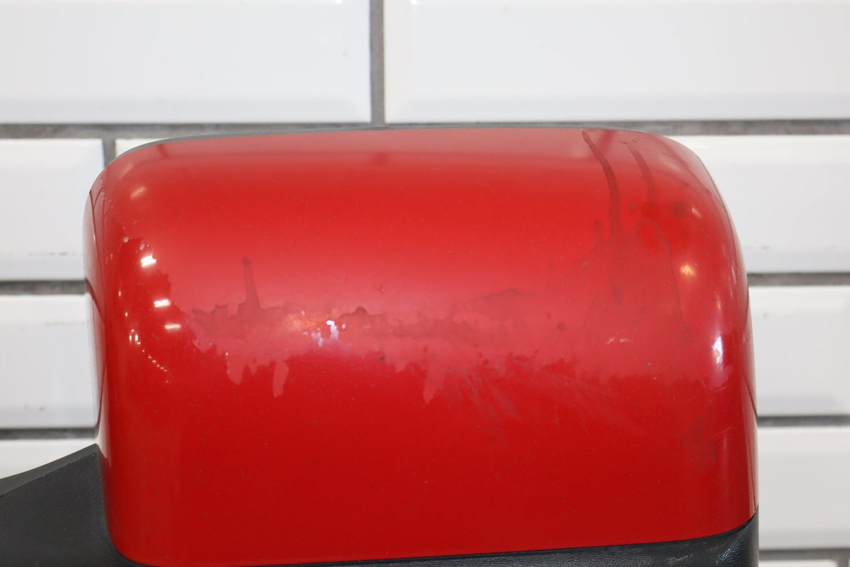 2008 Ford F-250 Super Duty Left Door Mirror Red F1 8C3Z17683DB