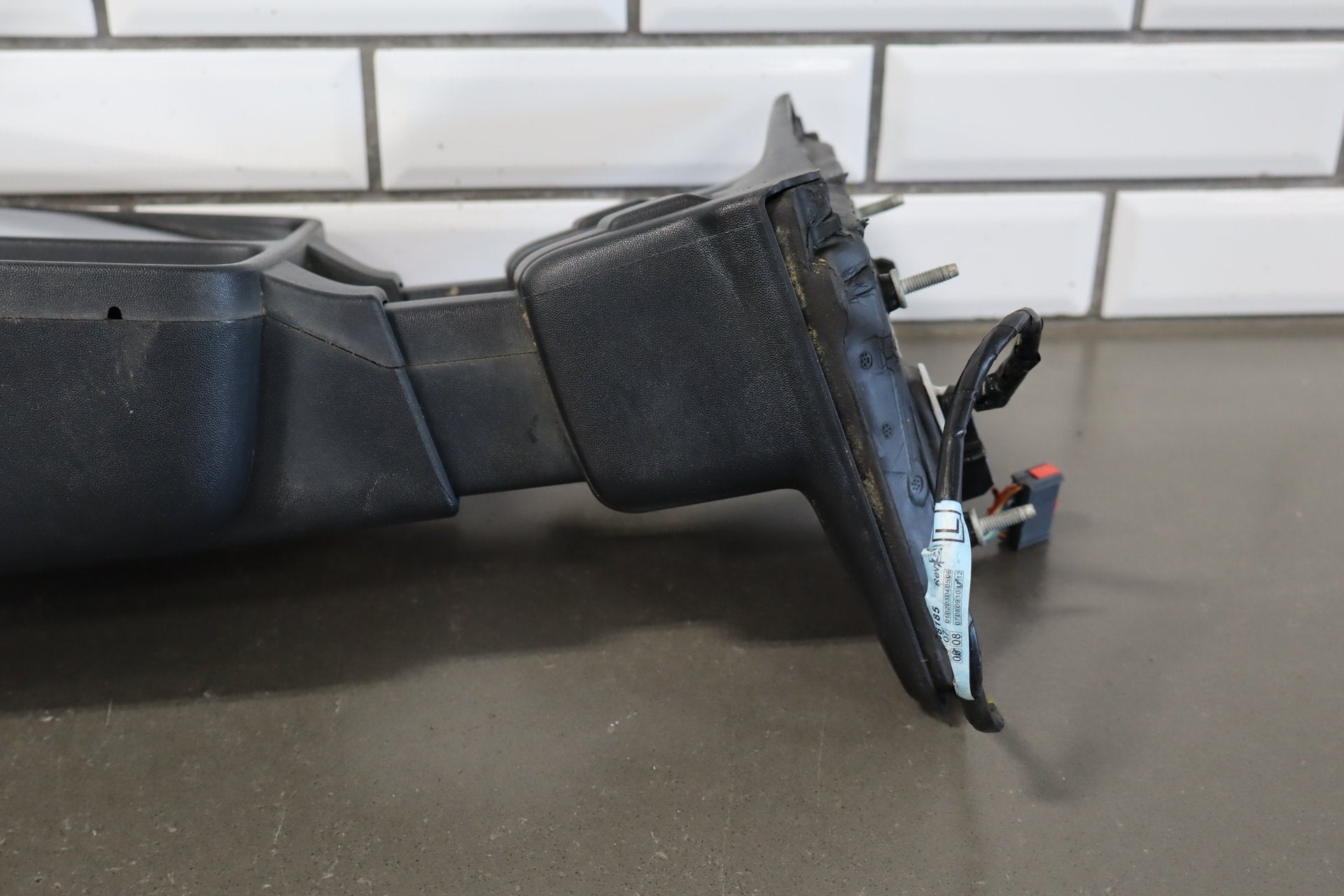 2008 Ford F-250 Super Duty Left Door Mirror Red F1 8C3Z17683DB