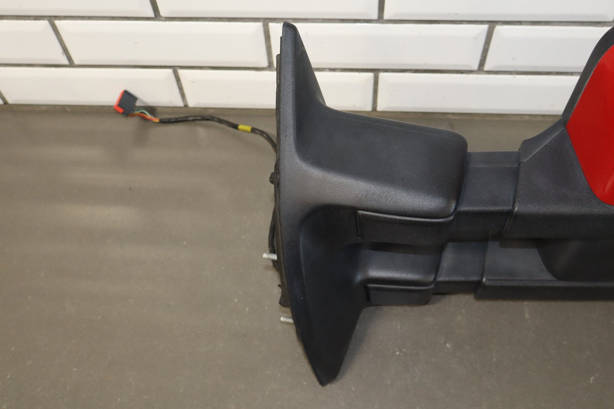 2008 Ford F-250 Super Duty Left Door Mirror Red F1 8C3Z17683DB
