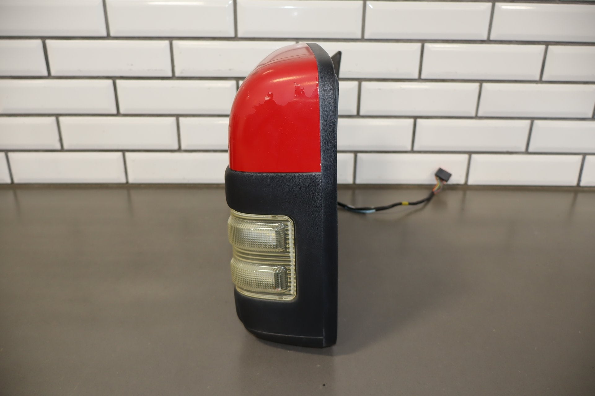 2008 Ford F-250 Super Duty Left Door Mirror Red F1 8C3Z17683DB